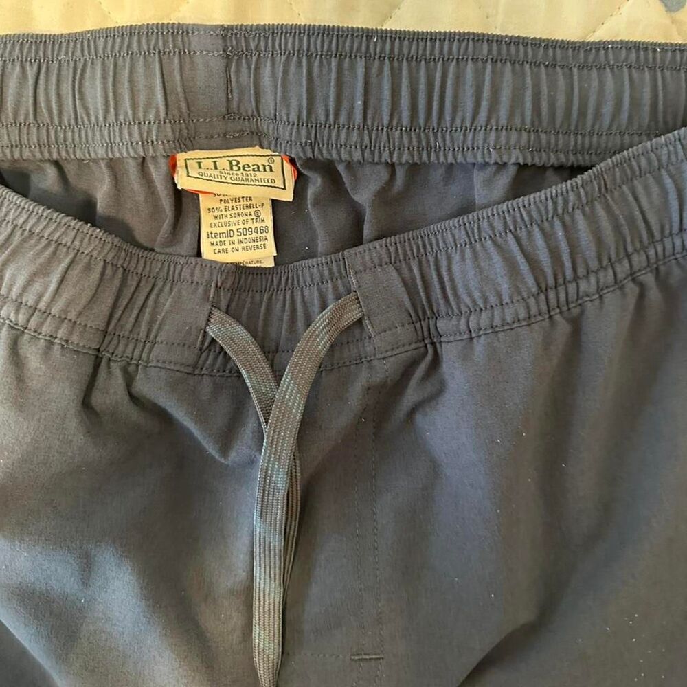Llbean Men's Navy and Blue Swimsuit-one-piece
